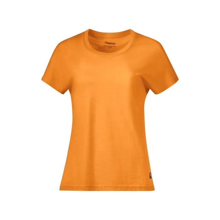 Women Bergans Of Norway TShirts Urban Wool W Tee Golden Field