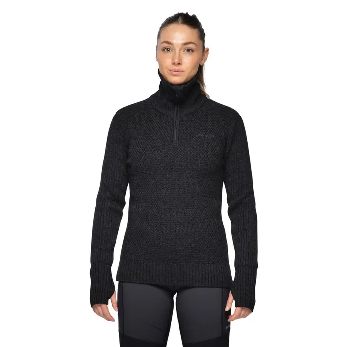 Women Bergans Of Norway Wool Ulriken Jumper Black