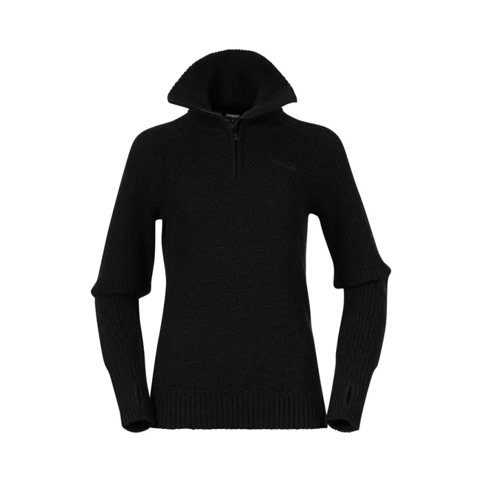 Women Bergans Of Norway Wool Ulriken Jumper Black