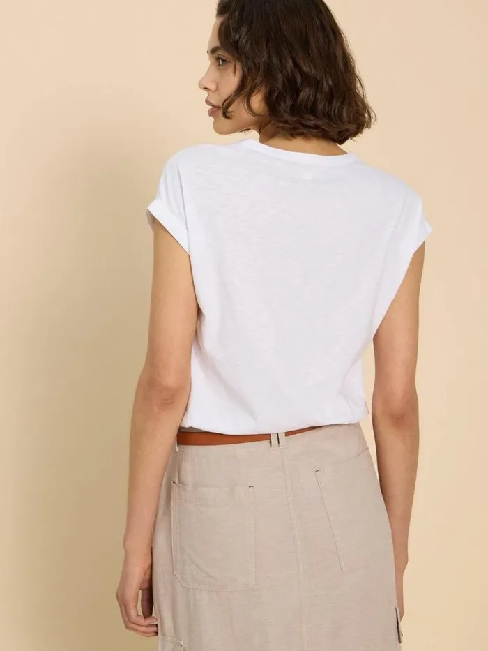 Women BETH JERSEY SHIRT Brilliant White White Stuff Shirts and Blouses Women BETH JERSEY SHIRT Brilliant White White Stuff Shirts and Blouses