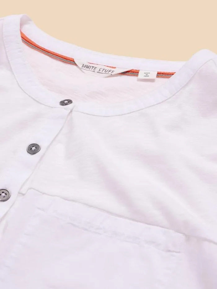 Women BETH JERSEY SHIRT Brilliant White White Stuff Shirts and Blouses Women BETH JERSEY SHIRT Brilliant White White Stuff Shirts and Blouses