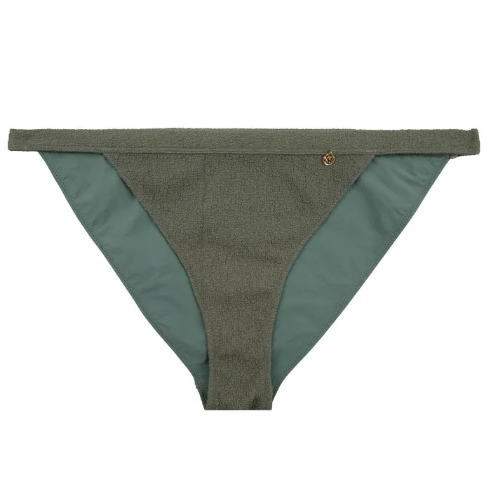 Women Bikini Bottoms Love Stories Wild Rose Bikini Bottom Green