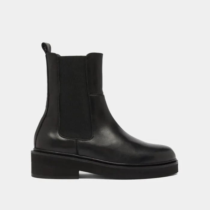 Women Boots With Elastic Band Black JONAK Ankle Boots Lowboots