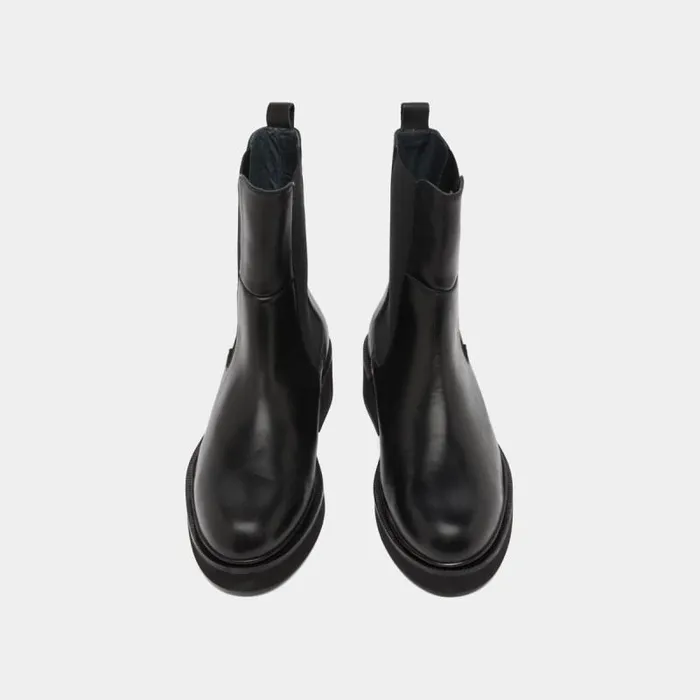 Women Boots With Elastic Band Black JONAK Ankle Boots Lowboots