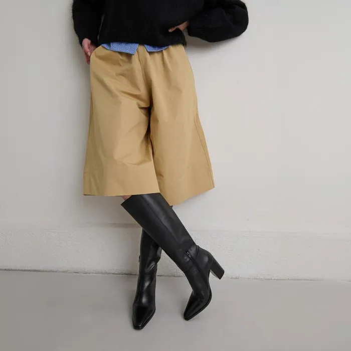 Women Boots With Pointed Toes Black JONAK Boots Thighhigh Boots