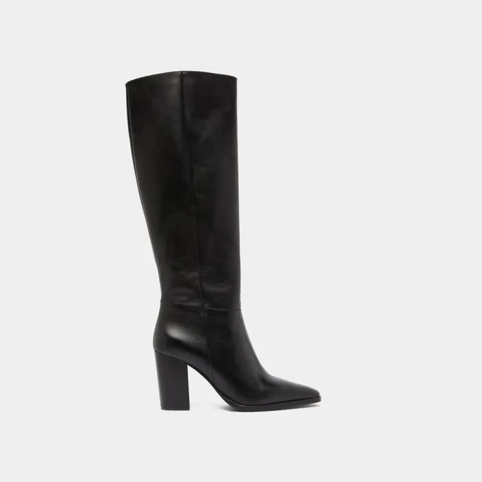 Women Boots With Pointed Toes Black JONAK Boots Thighhigh Boots