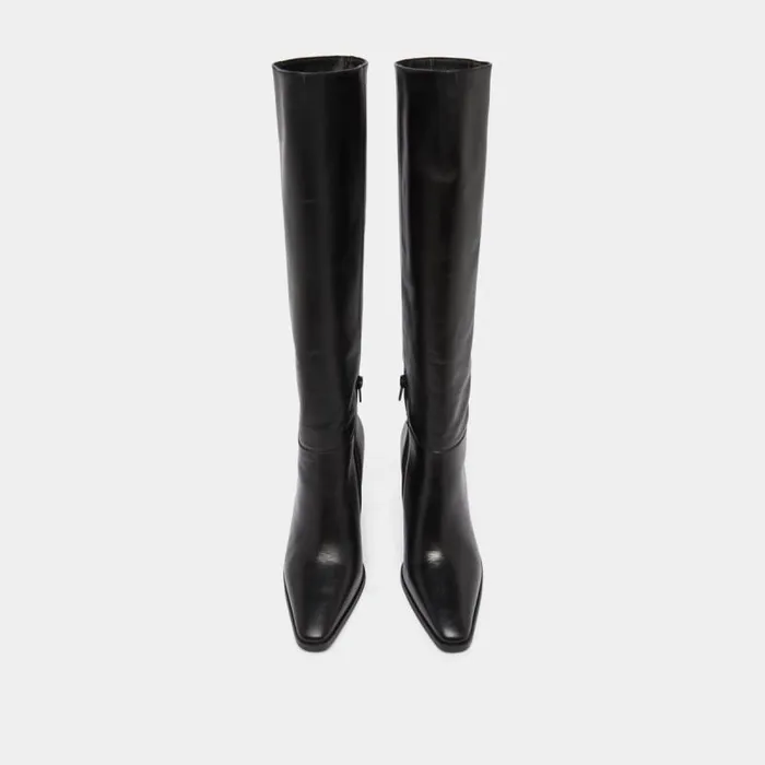 Women Boots With Pointed Toes Black JONAK Boots Thighhigh Boots