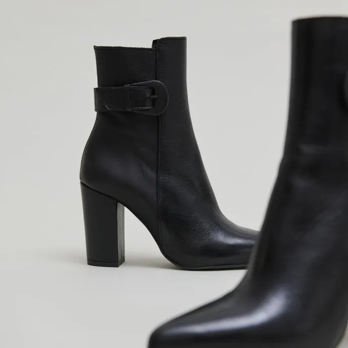 Women Bottines Bouts Pointus Et Boucles Black JONAK Ankle Boots Lowboots Women Bottines Bouts Pointus Et Boucles Black JONAK Ankle Boots Lowboots
