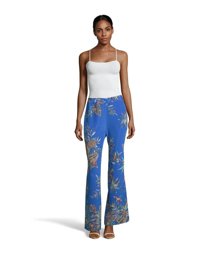 Women Bottoms Robert Graham TAMARA JUNGLE TIGER PRINTED PANTS Multi