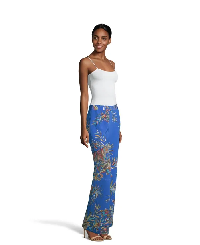Women Bottoms Robert Graham TAMARA JUNGLE TIGER PRINTED PANTS Multi