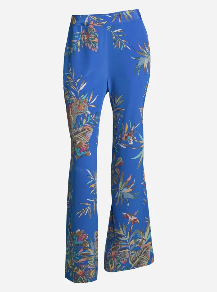 Women Bottoms Robert Graham TAMARA JUNGLE TIGER PRINTED PANTS Multi