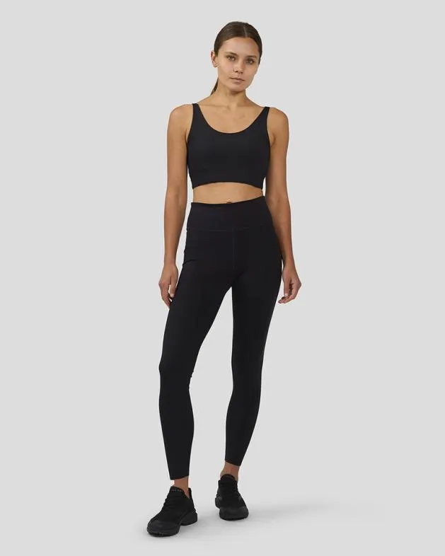 Women Castore Sports Bras WoFlow Training Low Impact Crop Sports Bra 8211 Black