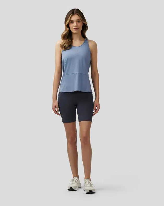 Women Castore Tops WoApex Lightweight Panelled Tank Top 8211 Blue