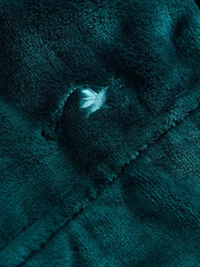 Women Clover Cosy Dressing Gown Mid Teal White Stuff Dressing Gowns