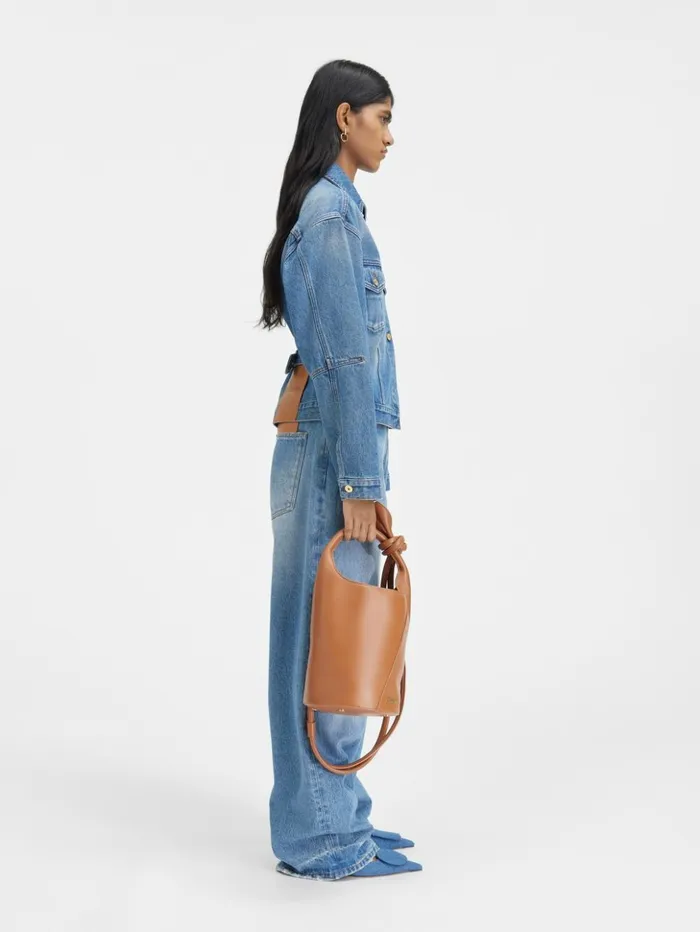Women Coats and Jackets JACQUEMUS The Denim DeNmes Jacket Bluetabac Women Coats and Jackets JACQUEMUS The Denim DeNmes Jacket Bluetabac