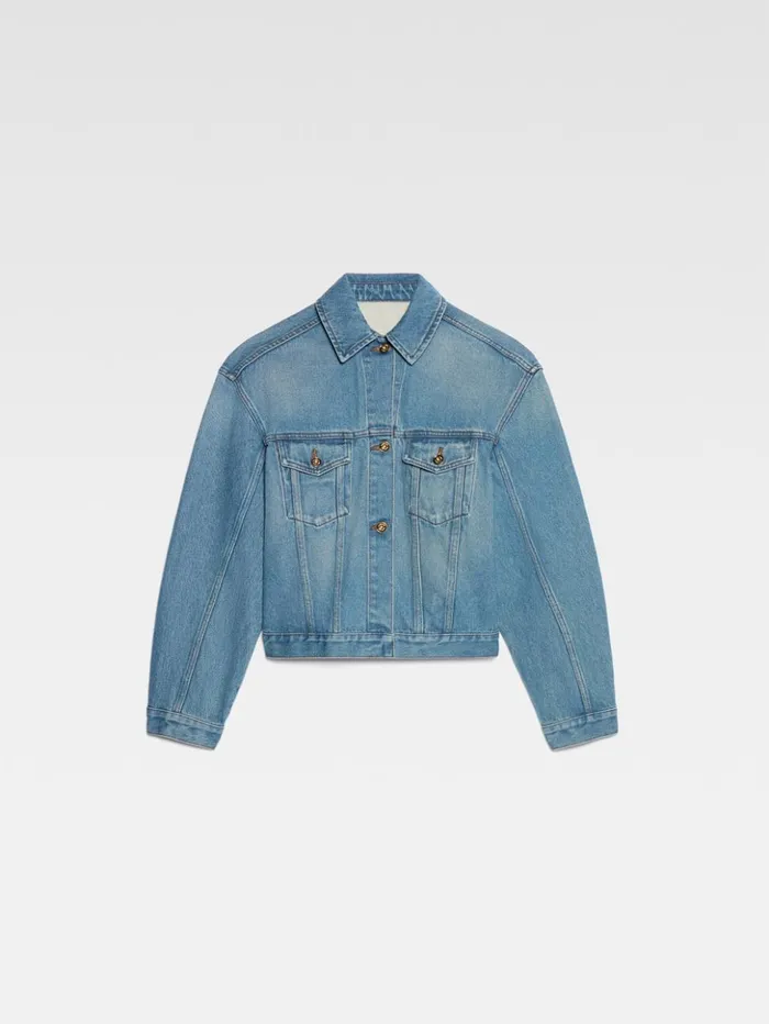 Women Coats and Jackets JACQUEMUS The Denim DeNmes Jacket Bluetabac Women Coats and Jackets JACQUEMUS The Denim DeNmes Jacket Bluetabac
