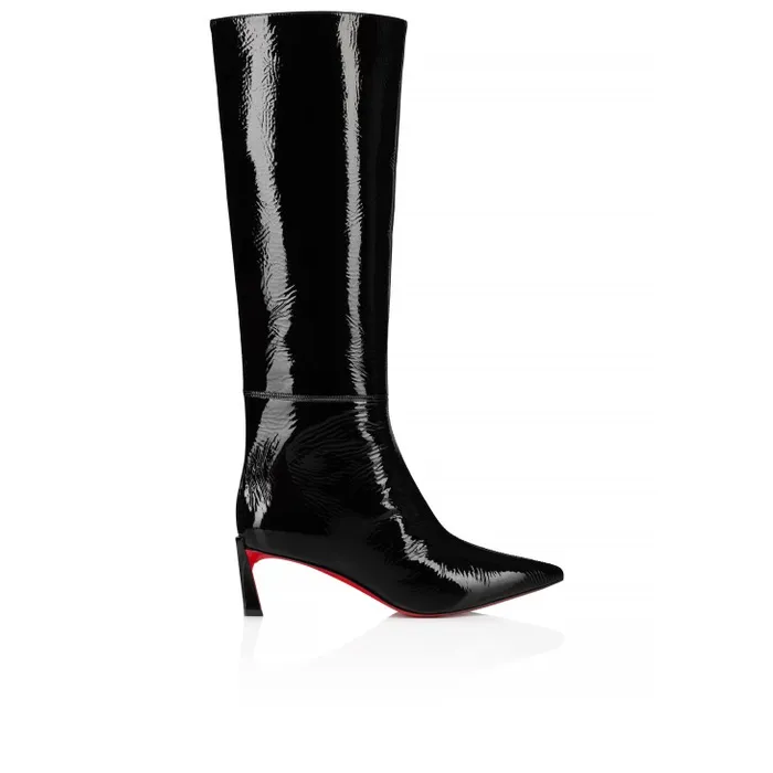 Women Condorocombo Botta 55 Mm Boots 8211 Vog Patent Leather 8211 Black Christian Louboutin Boots