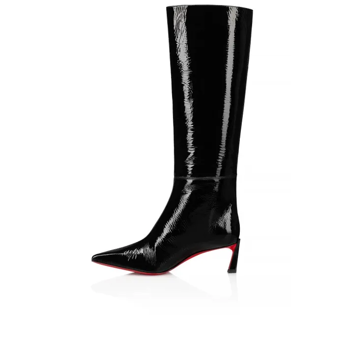 Women Condorocombo Botta 55 Mm Boots 8211 Vog Patent Leather 8211 Black Christian Louboutin Boots