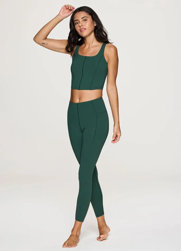 Women Corset Ultra Hold 78 Legging Dark Green RBX Active Leggings