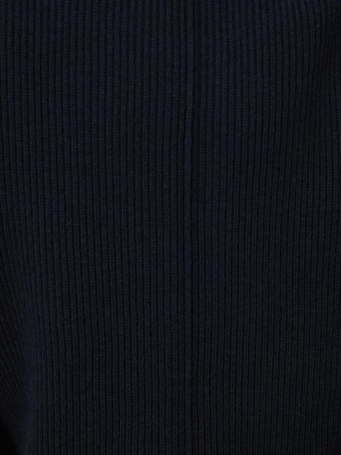 Women Cotton Blend Knit Cardigan Navy Jigsaw Shirts and Tops