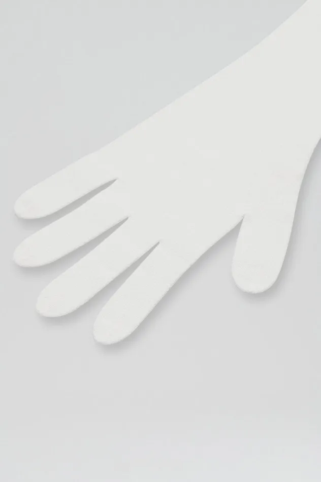 Women CREPE KNIT GLOVES CREAM Gloves Scanlan Theodore
