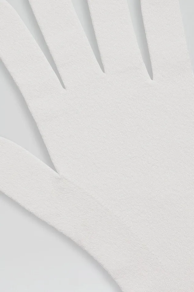 Women CREPE KNIT GLOVES CREAM Gloves Scanlan Theodore