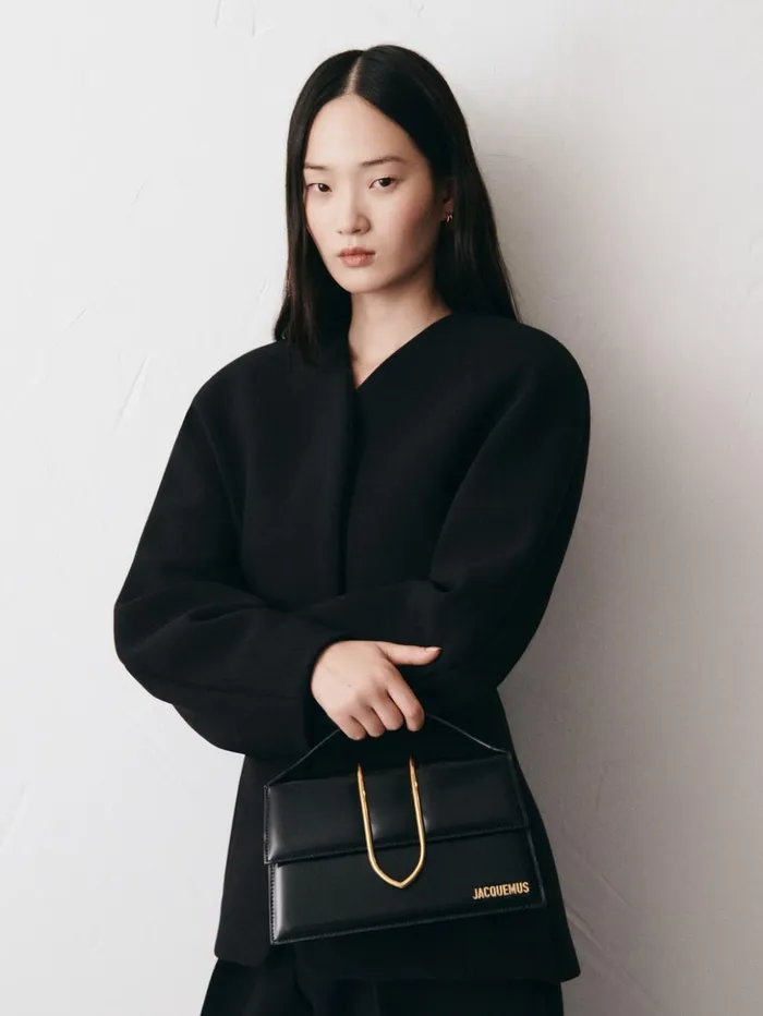 Women Crossbody and Handbags JACQUEMUS The Large Bambino Black