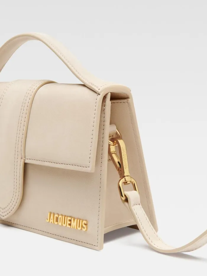 Women Crossbody and Handbags JACQUEMUS The Large Bambino Dark Beige