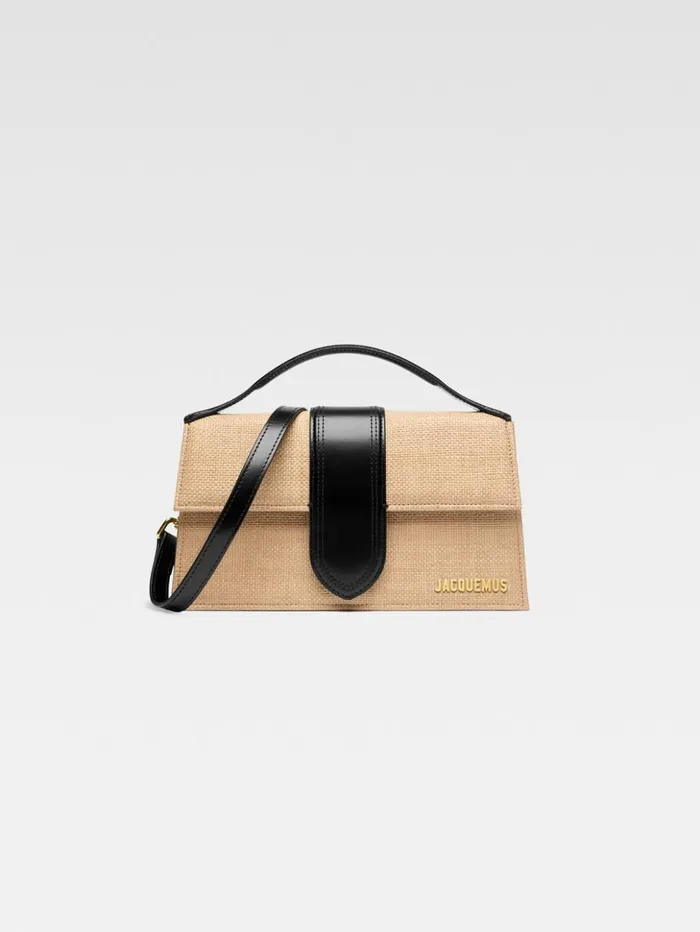 Women Crossbody and Handbags JACQUEMUS The Large Bambino Ivoryblack