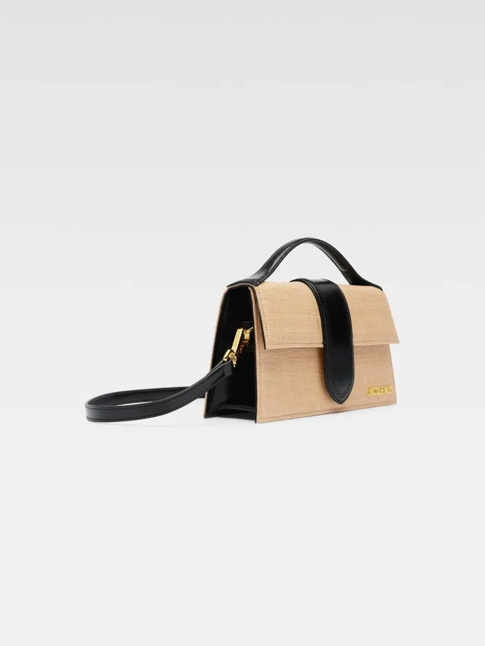 Women Crossbody and Handbags JACQUEMUS The Large Bambino Ivoryblack