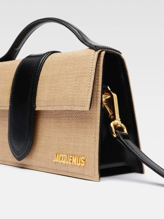 Women Crossbody and Handbags JACQUEMUS The Large Bambino Ivoryblack