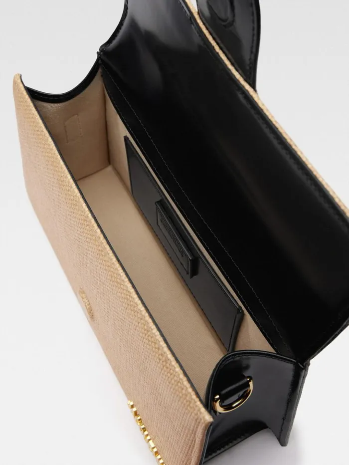 Women Crossbody and Handbags JACQUEMUS The Large Bambino Ivoryblack