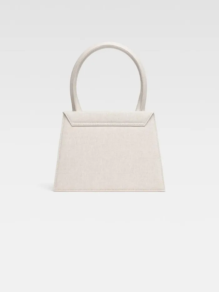 Women Crossbody and Handbags JACQUEMUS The Large Chiquito Light Greige Women Crossbody and Handbags JACQUEMUS The Large Chiquito Light Greige