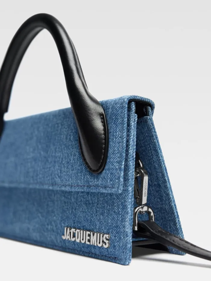 Women Crossbody and Handbags JACQUEMUS The Long Chiquito Blue