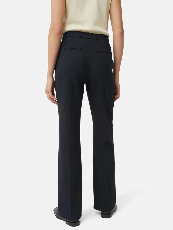 Women Crosshatch Mason Trouser Navy Jigsaw Trousers