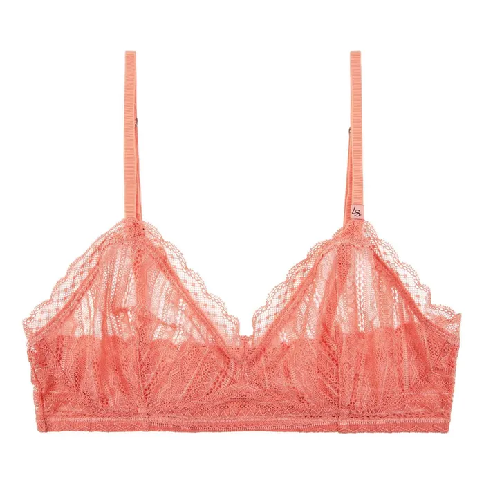 Women Cup A To D Love Stories Janis Bralette Orange
