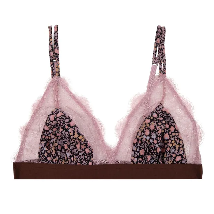 Women Cup A To D Love Stories Love Lace Bralette Multicolour