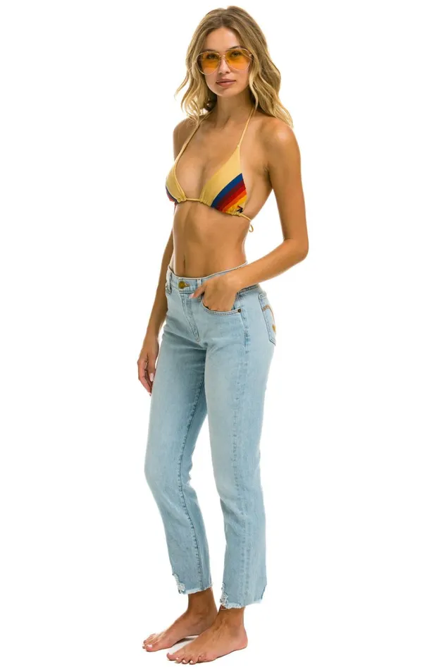 Women Denim Aviator Nation MID RISE SLIM SURFER JEAN 8211 SUPER LIGHT Women Denim Aviator Nation MID RISE SLIM SURFER JEAN 8211 SUPER LIGHT