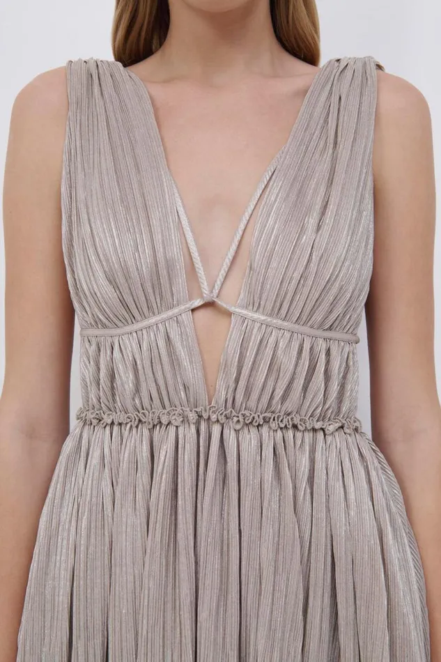 Women Dresses and Jumpsuits Jonathan Simkhai Plisse Lame Goddess Gown EXCLUSIVE Women Dresses and Jumpsuits Jonathan Simkhai Plisse Lame Goddess Gown EXCLUSIVE