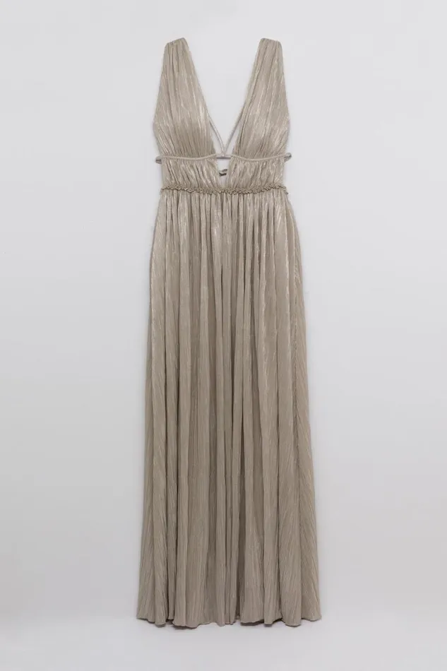 Women Dresses and Jumpsuits Jonathan Simkhai Plisse Lame Goddess Gown EXCLUSIVE Women Dresses and Jumpsuits Jonathan Simkhai Plisse Lame Goddess Gown EXCLUSIVE