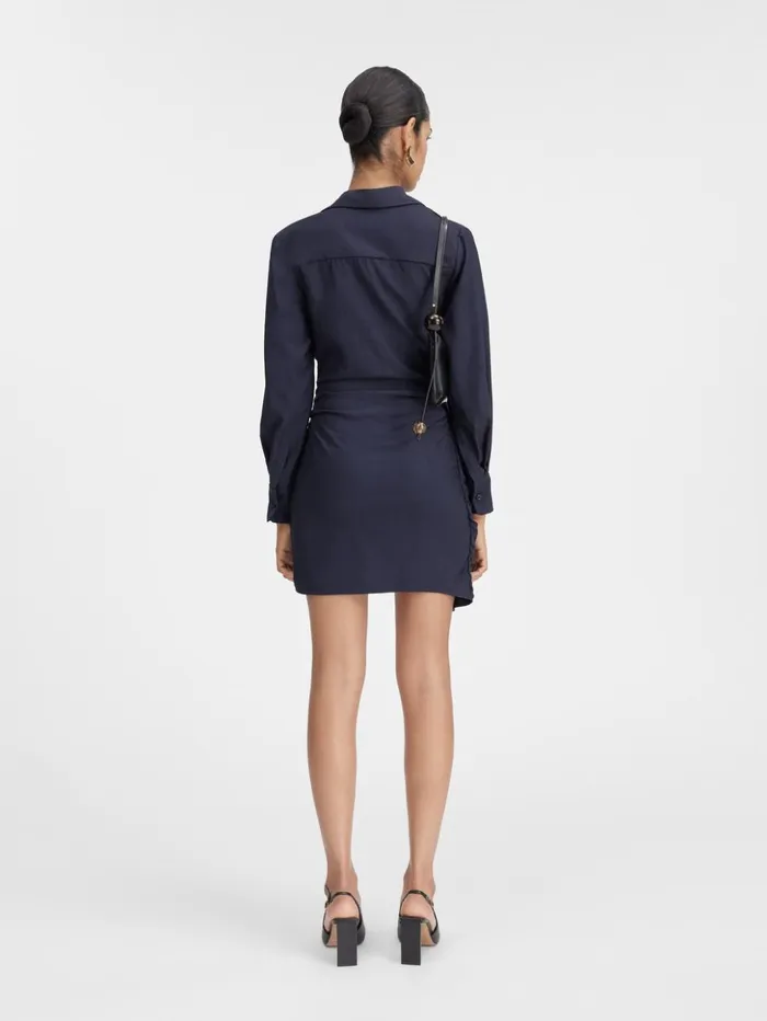 Women Dresses and Skirts JACQUEMUS The Bahia Dress Dark Navy