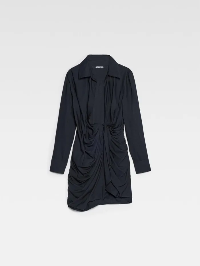 Women Dresses and Skirts JACQUEMUS The Bahia Dress Dark Navy