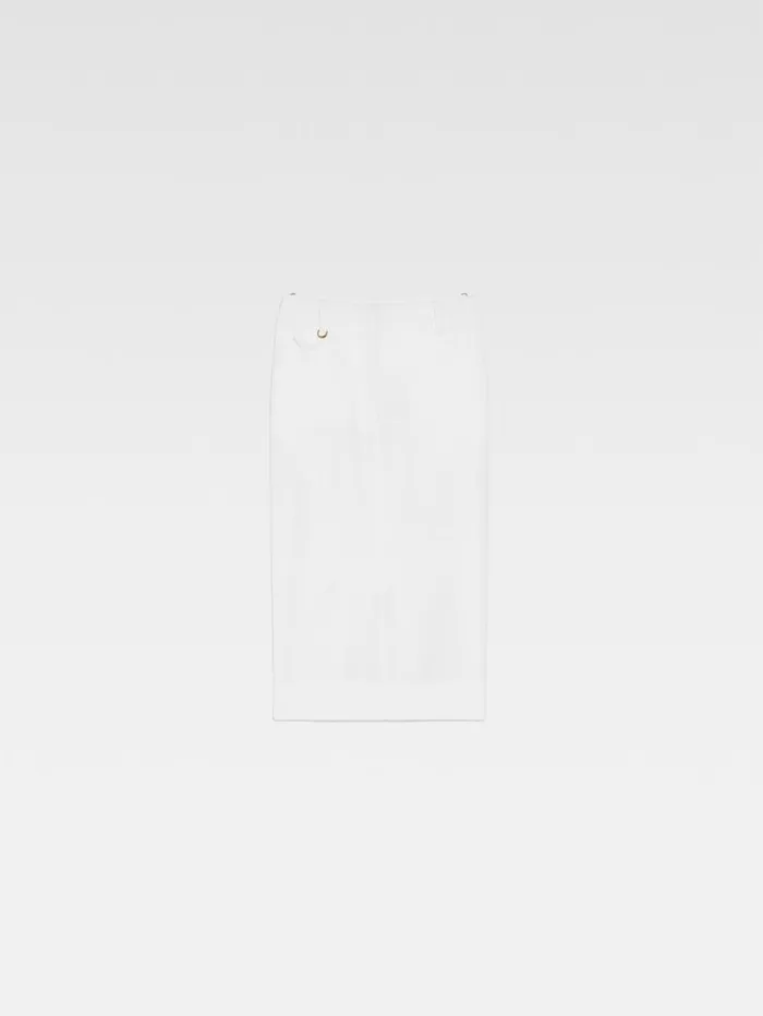 Women Dresses and Skirts JACQUEMUS The Bari Midi Skirt White Women Dresses and Skirts JACQUEMUS The Bari Midi Skirt White