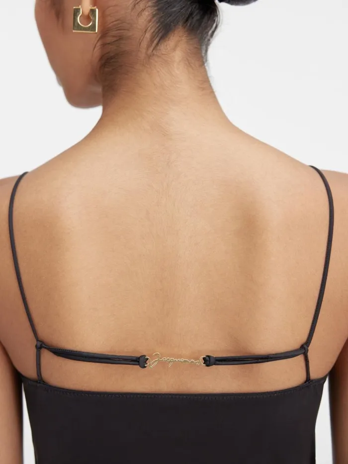 Women Dresses and Skirts JACQUEMUS The Notte Dress Black Women Dresses and Skirts JACQUEMUS The Notte Dress Black