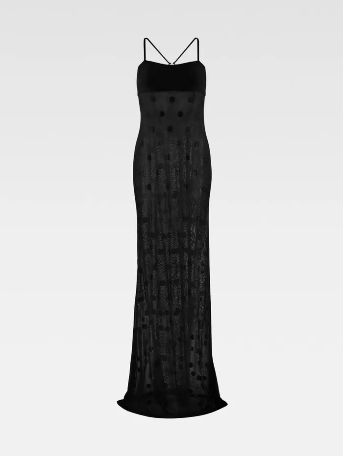 Women Dresses and Skirts JACQUEMUS The Puntini Knit Dress Black