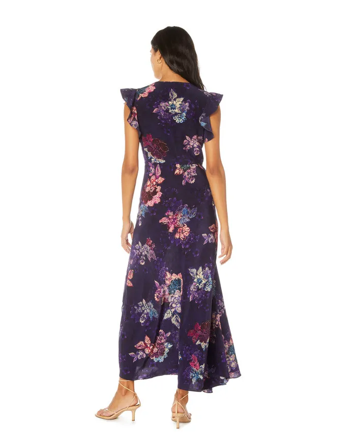 Women Dresses Robert Graham LEIGHTON DRESS Dark Purple