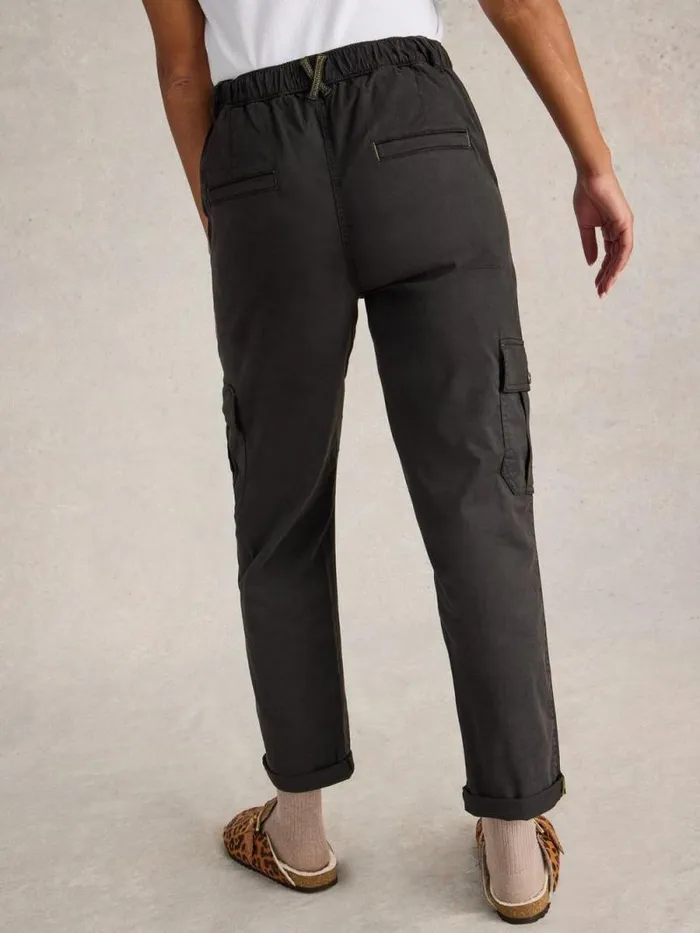 Women Everleigh Cargo Trouser Pure Black White Stuff Trousers Women Everleigh Cargo Trouser Pure Black White Stuff Trousers