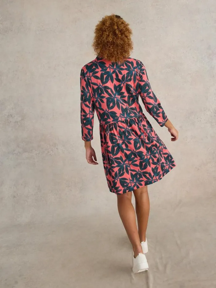 Women Everly Cotton Shirt Dress Red Print White Stuff Dresses