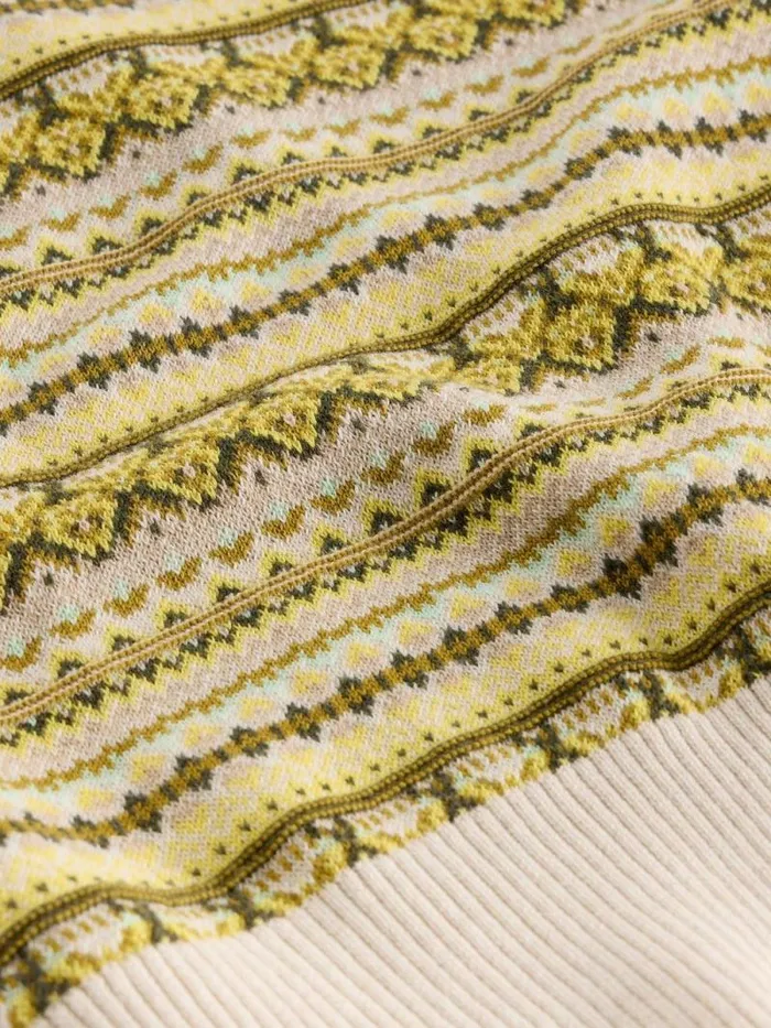 Women FAIRISLE STRIPE TANK Chartreuse Multi White Stuff Tops and Tees Women FAIRISLE STRIPE TANK Chartreuse Multi White Stuff Tops and Tees