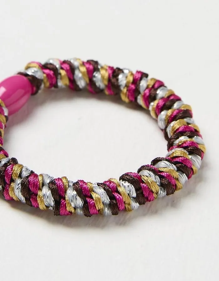 Women FatFace Hair Accessories Twist Hair Tie Multi